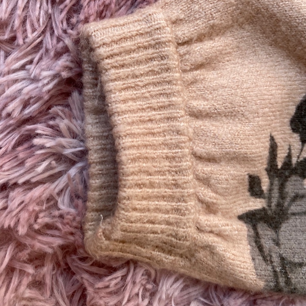 Rose Pattern Sweater - Picture 6 of 6